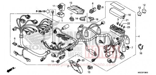 FAISCEAU DES FILS CB1100SAE de 2014